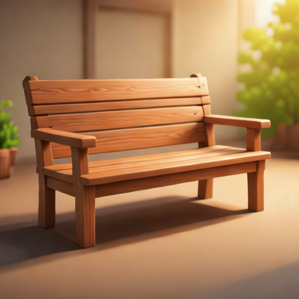A Bench Outside the Library